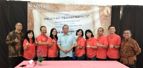 Panitia pelaksana Rekoleksi foto bersama